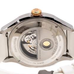 Philip Stein white Skeleton Stainless Steel Prestige Men's Wristwatch 45 mm