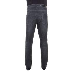 Pre Owned Philipp Plein Grey Distressed Denim Super Straight Cut Jeans 3XL