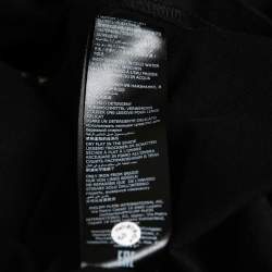 Philipp Plein Homme Black Skull Embellished Cotton Crew Neck T-Shirt XL