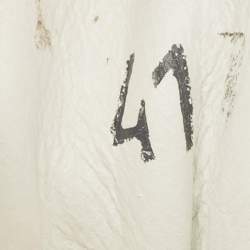 Pre Owned Philipp Plein Lullaby Size 41 White Quilted Leather High Top Sneakers