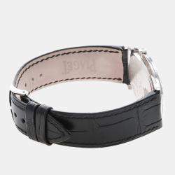 Pre Owned ساعة بياجيه ألتيبلانو G0A29165 تعبئة يدوية مع ماس أبيض وذهب أبيض 18 قيراط للرجال 38 ملم