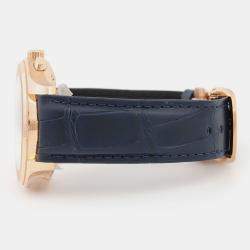 Pre Owned Piaget Polo G0A43011 Automatic Chronograph Rose Gold Men's Wristwatch 42.5mm