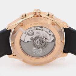 Pre Owned Piaget Polo G0A43011 Automatic Chronograph Rose Gold Men's Wristwatch 42.5mm