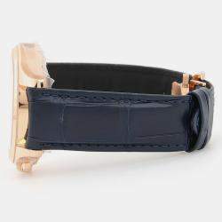 Pre Owned Piaget Polo G0A43011 Automatic Chronograph Rose Gold Men's Wristwatch 42.5mm