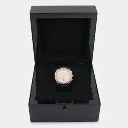 Pre Owned Piaget Polo G0A43011 Automatic Chronograph Rose Gold Men's Wristwatch 42.5mm