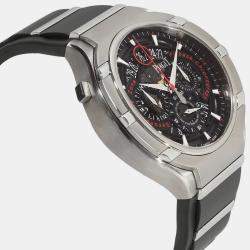 Piaget Black Stainless Steel Titanium Polo FortyFive GOA34002 Automatic Men's Wristwatch 45 mm
