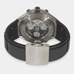 Piaget Black Stainless Steel Titanium Polo FortyFive GOA34002 Automatic Men's Wristwatch 45 mm