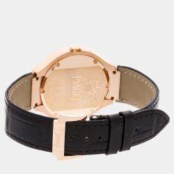 Piaget Silver 18k Rose Gold Polo G0A30028 Automatic Men's Wristwatch 40 mm