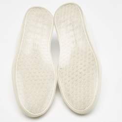 PIERRE HARDY White Leather Lace Up Sneakers Size 43