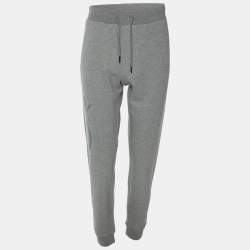 Plein Grey Jersey Logo Print Jogger Pants L