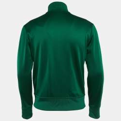 Polo Ralph Lauren Green Embroidered Jersey Zip-Up Track Jacket S