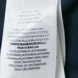 Pre Owned Polo Ralph Lauren Navy Blue Cotton Trousers L Waist 34"