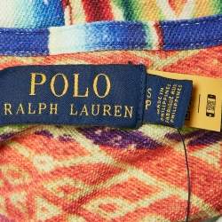 Polo Ralph Lauren Multicolor Printed Cotton Serape Hoodie S