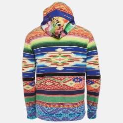 Polo Ralph Lauren Multicolor Printed Cotton Serape Hoodie S