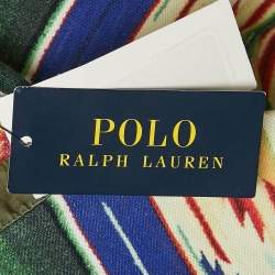 Polo Ralph Lauren Multicolor Printed Cotton Serape Hoodie S