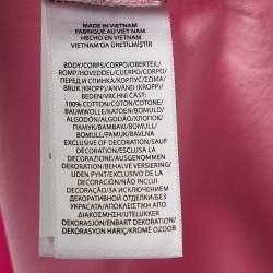 Pre Owned Polo Ralph Lauren Pink Jersey Crewneck T-Shirt L
