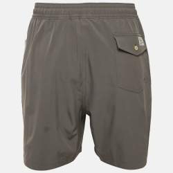 Pre Owned Polo Ralph Lauren Grey Synthetic Travelers Shorts XL