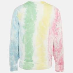 Pre Owned Polo Ralph Lauren Multicolor Tie-Dye Cotton Fleece Sweatshirt L