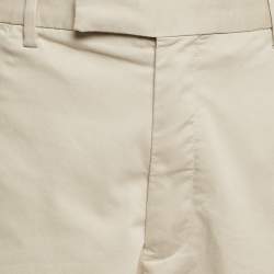 Pre Owned Polo Ralph Lauren Beige Cotton Blend Stretch Straight Fit Shorts L