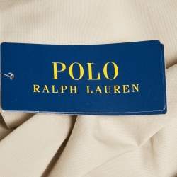 Pre Owned Polo Ralph Lauren Beige Cotton Blend Stretch Straight Fit Shorts L