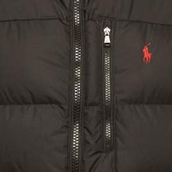 مملوكة مسبقًا Polo Ralph Lauren Black Synthetic Down Gilet XL