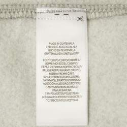 Pre Owned Polo Ralph Lauren Grey Teddy Print Cotton Crewneck Sweatshirt L