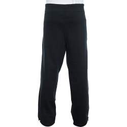 Polo Ralph Lauren Black Cotton Knit Track Pants XL