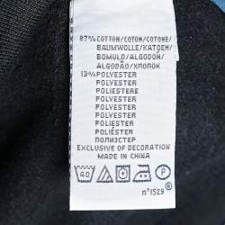 مملوكة مسبقًا بنطلون رياضي بولو باي رالف لوران قطن تريكو أسود برباط مقاس كبير جدًا - إكس لارج