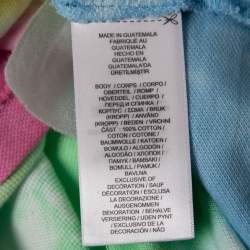 Pre Owned Polo Ralph Lauren Multicolor Tie-Dye Cotton Polo Shirt M   
