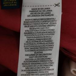 Pre Owned Polo Ralph Lauren Red Cotton Chino Trousers L  