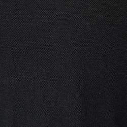 Pre Owned Polo Ralph Lauren Charcoal Grey Cotton Knit Jumper L