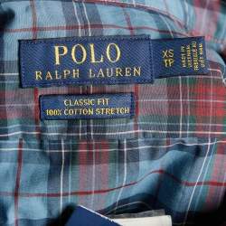 Pre Owned Polo Ralph Lauren Multicolor Checkered Cotton Classic Fit  Shirt XS