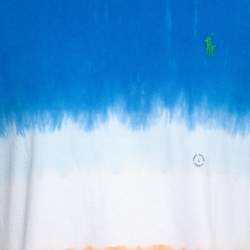 Pre Owned Polo Ralph Lauren Multicolor Tye-Dye Print Cotton T-Shirt L