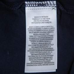 مملوكة مسبقًا Polo Ralph Lauren Navy Blue Cotton Classic Fit V-Neck T-Shirt L