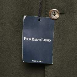 Pre Owned Polo Ralph Lauren Green Cashmere Single Breasted Blazer L