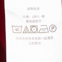 مملوكة مسبقًا Polo Ralph Lauren Red Cotton Core Replen Polo T-Shirt XL