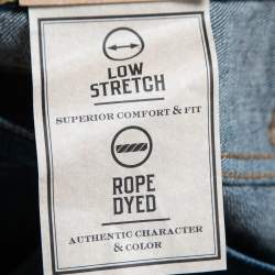 Pre Owned Polo Ralph Lauren Navy Blue Denim Varick Slim Straight Jeans L