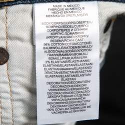 Pre Owned Polo Ralph Lauren Navy Blue Denim Varick Slim Straight Jeans L