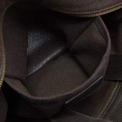 Pre Owned Polo Ralph Lauren Metallic Canvas Big Pony Tote