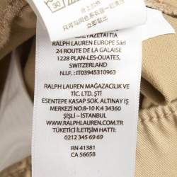 Pre Owned Polo Ralph Lauren Beige Khaki Cargo Pants XL