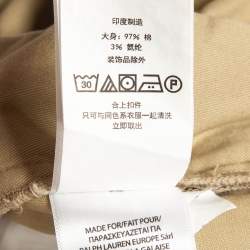 Pre Owned Polo Ralph Lauren Beige Khaki Cargo Pants XL