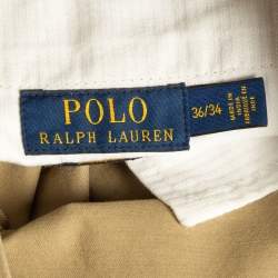 Pre Owned Polo Ralph Lauren Beige Khaki Cargo Pants XL