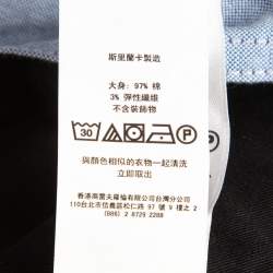 Pre Owned Polo Ralph Lauren Black Cotton Trousers L