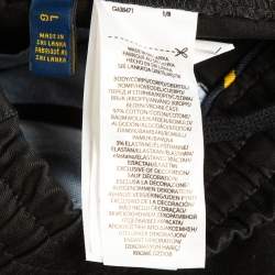 Pre Owned Polo Ralph Lauren Black Cotton Trousers L