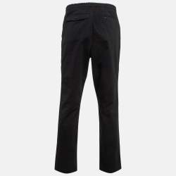 Pre Owned Polo Ralph Lauren Black Cotton Trousers L