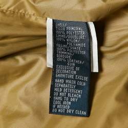 Pre Owned Polo Ralph Lauren Orange Synthetic Quilted Vest L