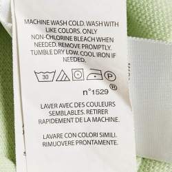 Pre Owned Polo Ralph Lauren Green Pique Cotton Polo T-Shirt XL