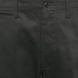 Pre Owned Polo Ralph Lauren Black Cotton Selvedge Chino Straight Fit Pants XXL