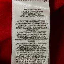 مملوكة مسبقًا Polo Ralph Lauren Red Pique Cotton Polo T-Shirt L