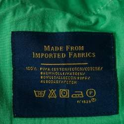 Pre Owned Polo Ralph Lauren Green Cotton Chino Shorts L